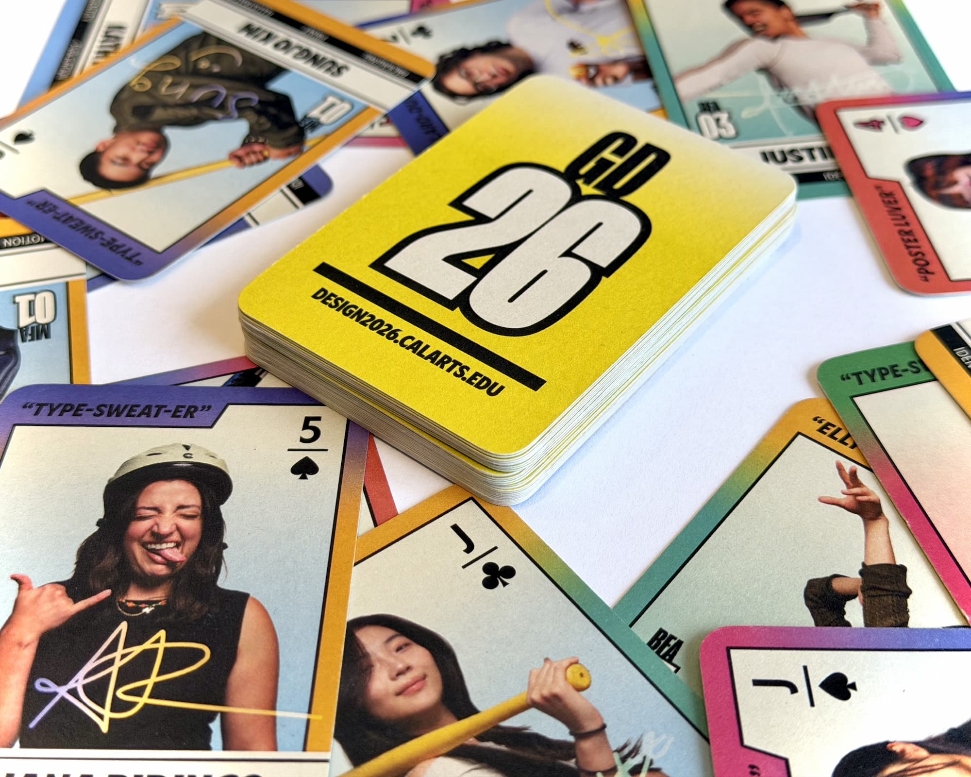 Card design 2 - Close-up shot of the deck